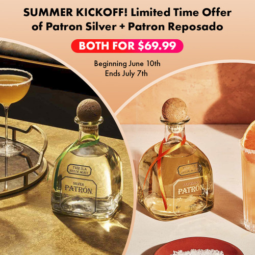 Patron Silver + Reposado Summer Bundle 750ml