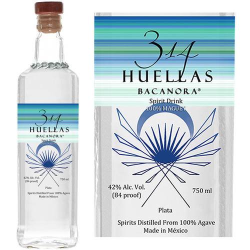 314 Huellas Bacanora Plata 750ml